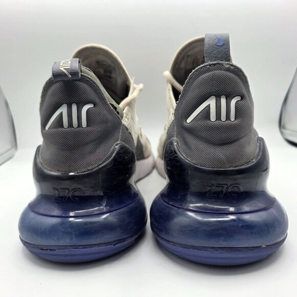 Nike Air Max 270 Mens Size 10 White Persian Violet Athletic Shoes Running Walk main image 7